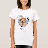 T-shirt I Love My Golden Retriever Chien Coeur de Chien Pe (Devant)