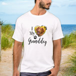 T-shirt I Love My Granddog Personalized Grand-pa Pet Photo<br><div class="desc">J'Aime Mon Grand-Chien ! ... Surprenez votre grand-père de chien préféré cette Fête des pères, Noël ou son anniversaire avec ce super mignon t-shirt personnalisé photo animal de compagnie. Offrez un cadeau parfait à vos parents et aux grands-parents de vos chiens avec cette drôle de chemise d'amant chien ! "I...</div>