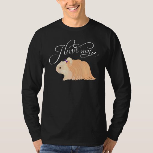 T-shirt I Love My Guinea Pig I Pet Propriétaire I Kids Lad (Devant)