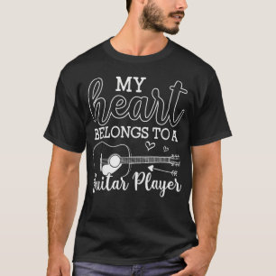 T-shirt I Love My Guitar Player Husband Wife Toxits Valent