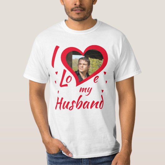 T-shirt I Love my Husband (Devant)