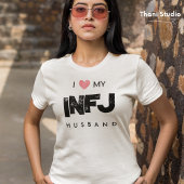 T-shirt I Love My Husband Personnalité Traits Valentine
