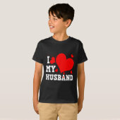 T-shirt I Love My Husband Valentines Day Family Matching G (Devant entier)