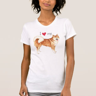 T-shirt I Love my Icelandic Sheepdog