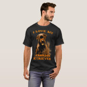 T-shirt I Love My Labrador Retriever (Devant entier)