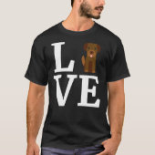 T-shirt I Love My Labrador Retriever Labrador Retriever (Devant)