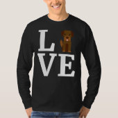 T-shirt I Love My Labrador Retriever Labrador Retriever (Devant)