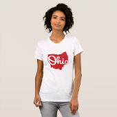 T-shirt I love My Ohio Home Script Ohio (Devant entier)
