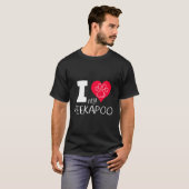 T-shirt I Love My Peekapoo I Heart My Peekapoo Pekingese P (Devant entier)
