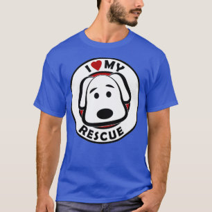 T-shirt I Love My Secourt Lab Service Animaux de compagnie