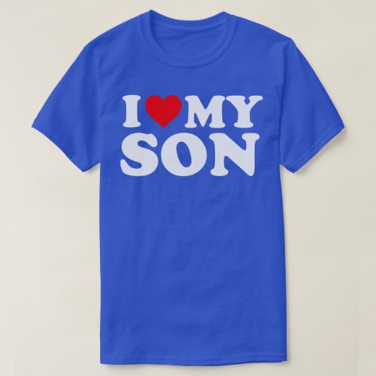 T-shirt I love My Son (Design devant)