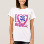 T-shirt I Love My Son rose/violet - photo<br><div class="desc">I Love My Son rose/violet - photo Ajoutez votre photo préférée à ce design de t-shirt !</div>