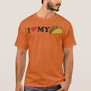 T-shirt I Love My Taco 1995