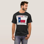 T-shirt I Love My Texas Girlfriend (Devant entier)