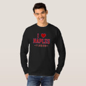 T-shirt I Love Naples Floride (Devant entier)