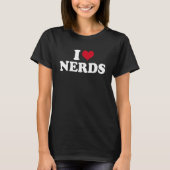 T-shirt I Love Nerds Nerd (Devant)