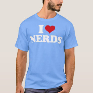 T-shirt I Love Nerds Nerd1