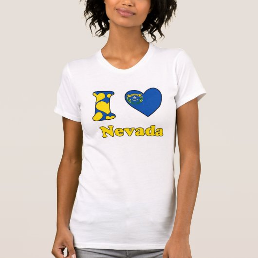 T-shirt I love Nevada (Devant)