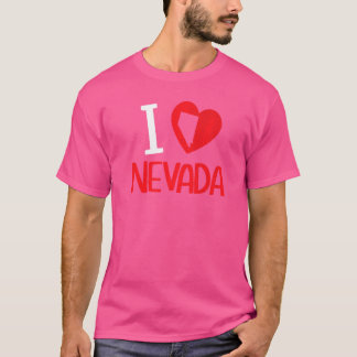 T-shirt I Love Nevada États-Unis Amérique Voyage Nevadan v