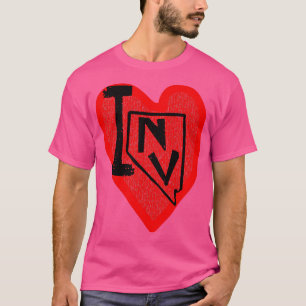 T-shirt I Love Nevada I Heart Nevada