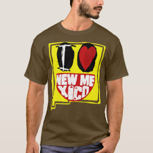 T-shirt I Love New Mexico Smiling Happy Face