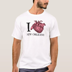 T-shirt I Love New Orleans anatomiquement correct