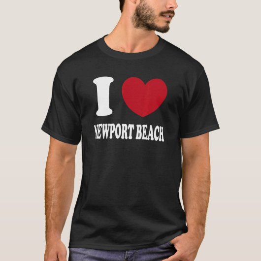 T-shirt I Love Newport Beach (Devant)