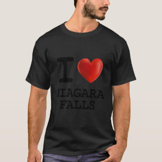 T-shirt I Love Niagara Falls Tourist Il