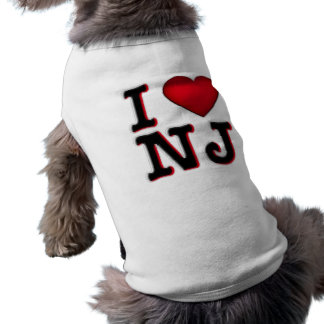 T-shirt I Love NJ Doggie