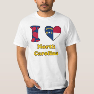 T-shirt I Love North Carolina