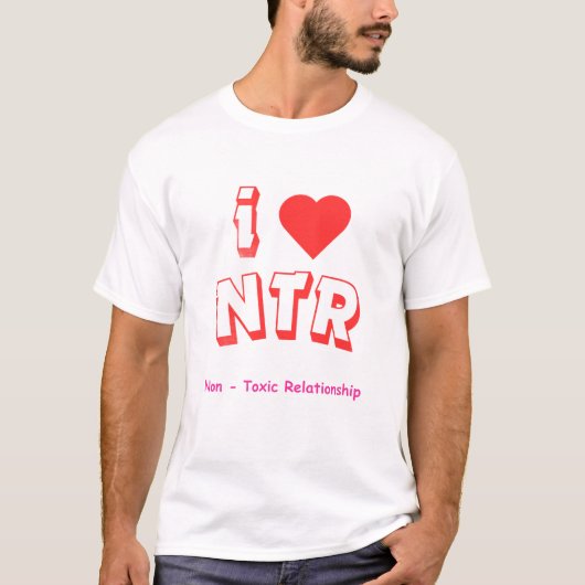 T-shirt I love NTR (Devant)