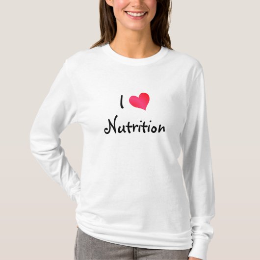 T-shirt I Love Nutrition (Devant)