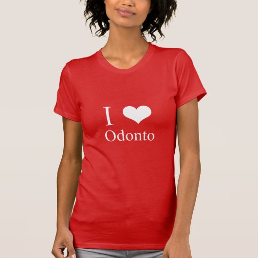 T-shirt I LOVE ODONTO (Devant)