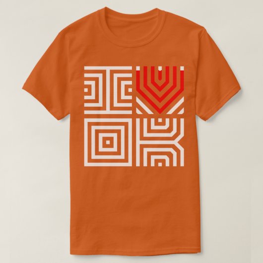 T-shirt I Love Oklahoma 5 (Design devant)