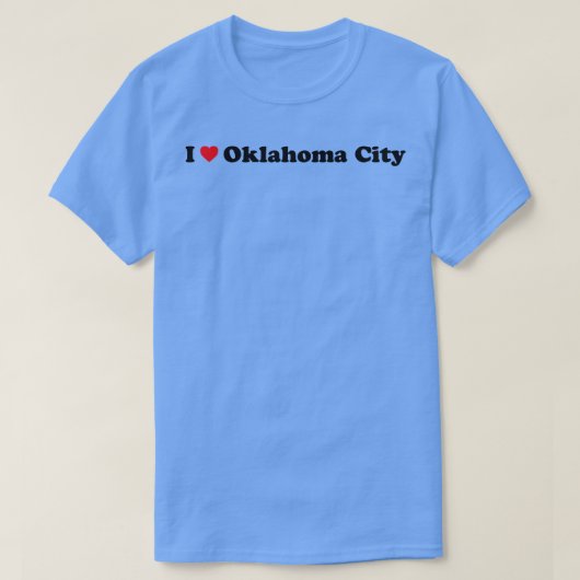 T-shirt I Love Oklahoma City (Design devant)