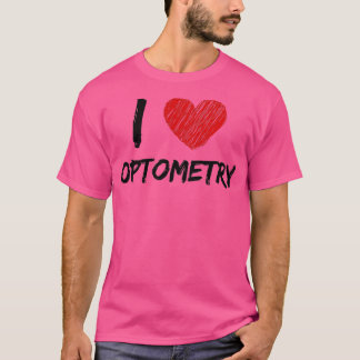 T-shirt I Love Optometry 10