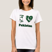 T-shirt I love Pakistan (Devant)
