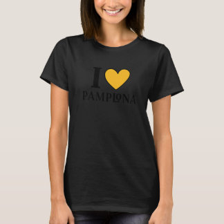 T-shirt I Love Pamplona Espagne Premium
