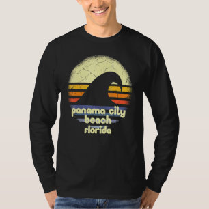 T-shirt I Love Panama City Plage Floride Ocean Wave Fl