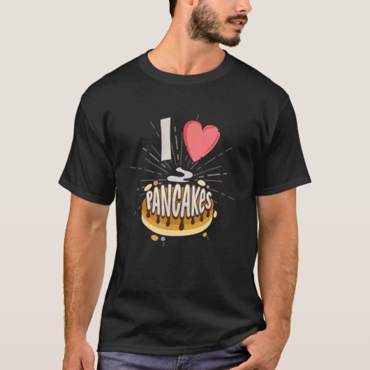 T-shirt I love Pancakes Pancake 1 (Devant)