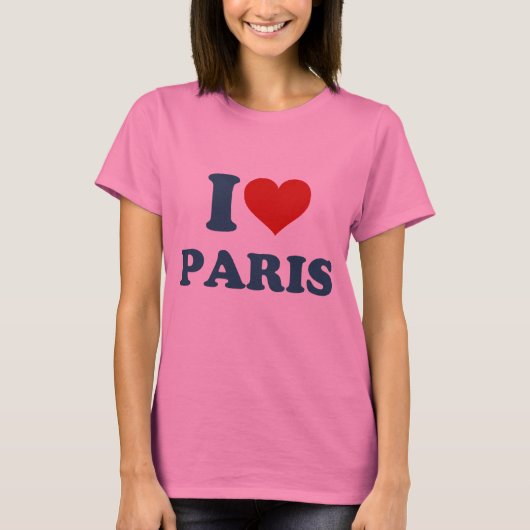 T-shirt I Love Paris (Devant)