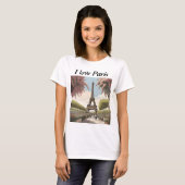 T-shirt I love Paris (Devant entier)