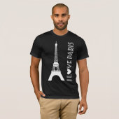 T-shirt I Love Paris | La Tour Eiffel (Devant entier)