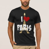 T-shirt I Love Paris, Tour Eiffel (Devant)