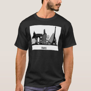 T-shirt I Love Paris Tour Eiffel France