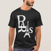 T-shirt I Love Paris Tour Eiffel France (Devant)