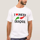 T-SHIRT I LOVE PAYS BASQUE (Devant)