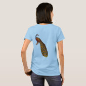 T-shirt I Love Peacocks (Dos entier)