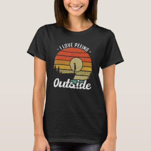 T-shirt I Love Peeing Extérieur - Camper et Hiker