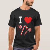 T-shirt I Love Pepperment Sucre de canne Long Manche T Che (Devant)